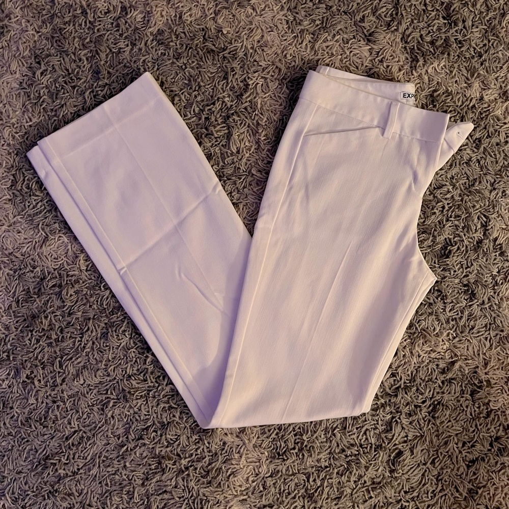 Express Editor Dress Pants, White
